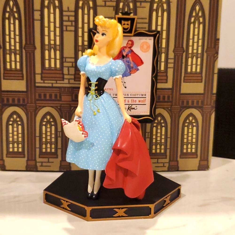 VINTAGE 1964 Barbie with Love Figurine “Little Red Riding Hood -1995 Mattel